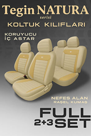 Ford Mondeo 2001-2007 Natura Serisi Raşel Bej Koltuk Kılıfı