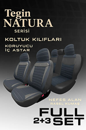 Renault R4 1961–1992 Natura Serisi Raşel Füme Koltuk Kılıfı