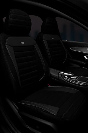 Dacia Duster 2018 ve Sonrası Pulse Serisi Raşel Siyah Koltuk Kılıfı