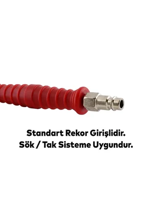 Lastik Şişirme Jakı Kompresör Uyumlu Metal Hava Basma Ucu Oto Motosiklet Bisiklet Şişirme Aparatı