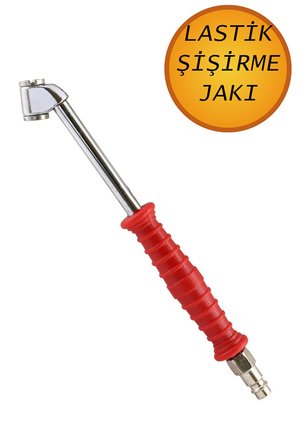 Lastik Şişirme Jakı Kompresör Uyumlu Metal Hava Basma Ucu Oto Motosiklet Bisiklet Şişirme Aparatı