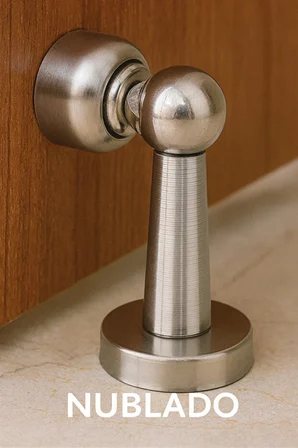 Kendinden Yapışkanlı ve vidalı Stoperi Paslanmaz Metal 7,5 cm Duvar Koruyucu Sessiz Darbe Önleyic  