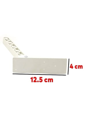 Yer Sofrası Ayağı 22 cm Krem 4’lü Set – Katlanabilir Plastik Masa ve Tabla Ayağı, Montaj Vidaları