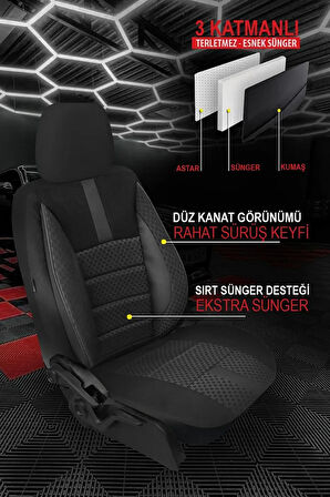 Mercedes E250 Sedan 2013 Aracınıza Uyumlu Füme Başak Plus Serisi Dokuma
