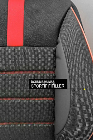 Ford Fusion Aracınıza Uyumlu Füme Başak Plus Serisi Dokuma