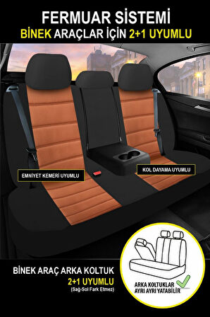 Ford Focus 2 2004-2011 Aracınıza Uyumlu Taba Başak Serisi Tay Tüyü