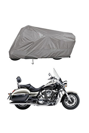 Kawasaki VN 1700 Nomad Çantalı  Motor Motosiklet Brandası Bağlantı Tokalı 4 Mevsim Su Geçirmez