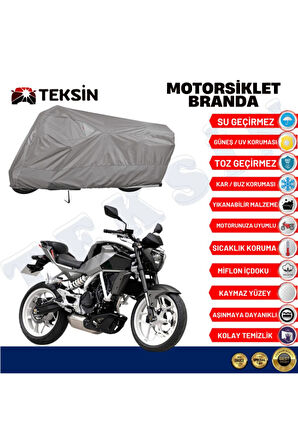 Hyosung Uyumlu Gd 250 N  Motor Branda Motor Motosiklet Brandası Bağlantı Tokalı 4 Mevsim Su Geçirmez