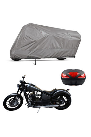 Regal Raptor Dd 250e-6c Arka Çanta Uyumlu   Motor Motosiklet Brandası Bağlantı Tokalı 4 Mevsim Su Geçirmez