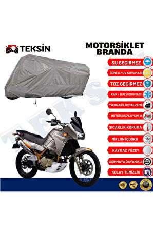 Kawasaki Kle 500 Uyumlu  Motor Branda Motor Motosiklet Brandası Bağlantı Tokalı 4 Mevsim Su Geçirmez