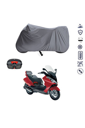 Aprilia Atlantic 250 Çantalı  Motor Motosiklet Brandası Bağlantı Tokalı 4 Mevsim Su Geçirmez