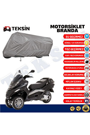 Piaggio Mp3 250 Uyumlu  Motor Motosiklet Brandası Bağlantı Tokalı 4 Mevsim Su Geçirmez