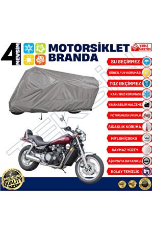 Kawasaki Zl 1000 Uyumlu    A+kalite Motor Motosiklet Brandası Bağlantı Tokalı 4 Mevsim Su Geçirmez