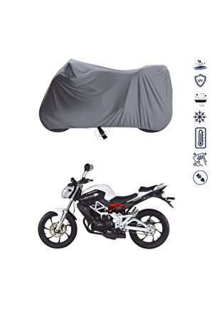 KANUNİ PHANTOM Arka Çanta Uyumlu  Motor Motosiklet Brandası Bağlantı Tokalı 4 Mevsim Su Geçirmez