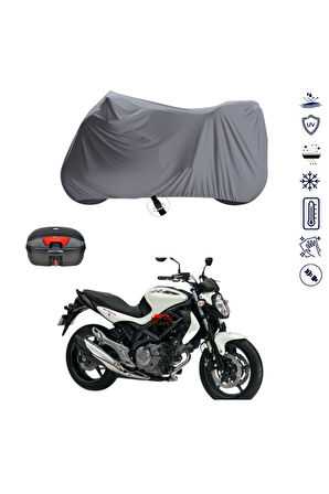 SUZUKİ SV650A Arka Çanta Uyumlu  Motor Motosiklet Brandası Bağlantı Tokalı 4 Mevsim Su Geçirmez