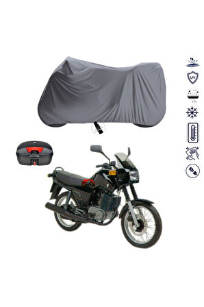 MZ Sportstar 251 Arka Çanta Uyumlu  Motor Motosiklet Brandası Bağlantı Tokalı 4 Mevsim Su Geçirmez