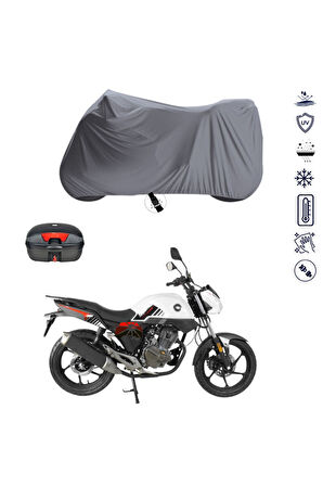 Kadırga Kd-125  Motor Motosiklet Brandası Bağlantı Tokalı 4 Mevsim Su Geçirmez