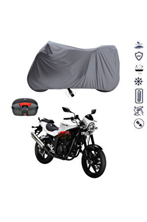 Hyosung GT 250 Naked Arka Çanta Uyumlu  Motor Motosiklet Brandası Bağlantı Tokalı 4 Mevsim Su Geçirmez