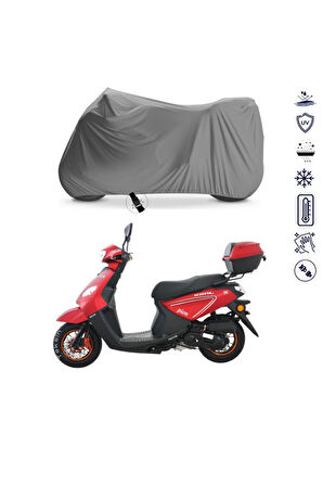 Kral Kr-44 Pion 50  Motor Motosiklet Brandası Bağlantı Tokalı 4 Mevsim Su Geçirmez