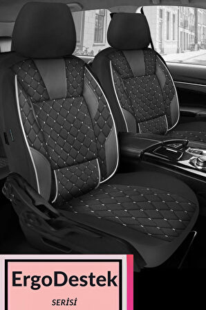 Seat Ateca Suv 2018  Aracınıza Uyumlu Bel Destekli Kırmızı ErgoDestek Tay Tüyü