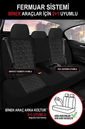 Honda Civic Sedan 2012-2015  Aracınıza Uyumlu Bel Destekli Kırmızı ErgoDestek Tay Tüyü