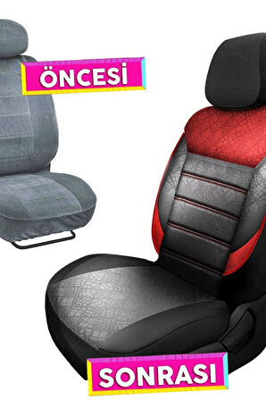 Mazda 323 (1963–2003) Uyumlu Kırmızı Gofluxe Serisi Serisi Dokuma