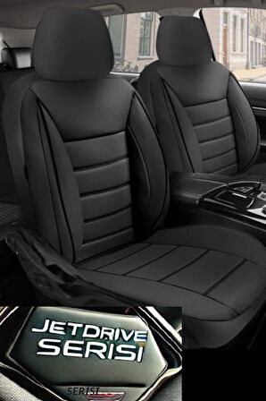 Fiat Egea Bütün Sedan Hachback 2015   Aracınıza Uyumlu JetDrive Deri Koltuk Kılııfı Bej