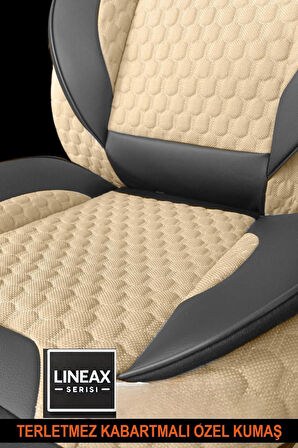Mitsubishi L200 Pickup 2011-2015 Aracınıza Uyumlu Füme LineaX Serisi Kabartmalı Özel