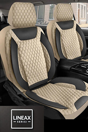 Renault Laguna 2 Sedan 2004-2009  Aracınıza Uyumlu Füme LineaX Serisi Kabartmalı Özel