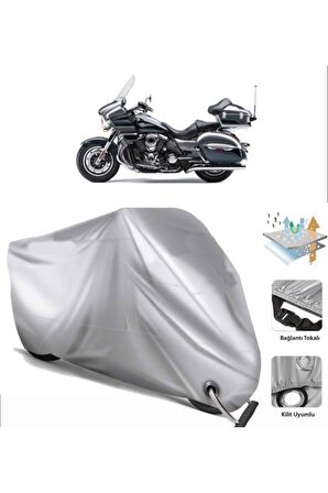 Kawasaki Vn 1700 Voyager Motosiklet Brandası Arka Çanta Uyumlu (bağlantı Tokalı)
