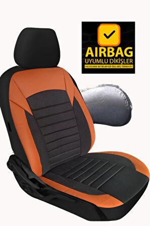 Honda Civic Sedan 1999-2006  Aracınıza Uyumlu Meyra Serisi Tay Tüyü Deri Detay Gri