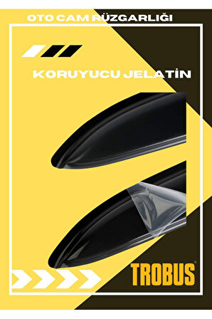 Honda Jazz 2002-2011 HB Tam Uyumlu Mügen Cam Rüzgarlığı 4lü
