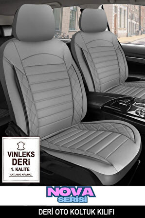 Kia Venga Mpw 2012-2015  Aracınıza Uyumlu Bej Nova Serisi Deri Kılıf
