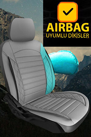 Opel Corsa D 2006-2014 Aracınıza Uyumlu Füme Nova Serisi Deri Kılıf