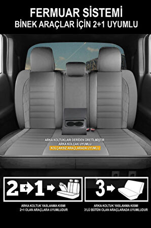 Opel Corsa  E Kasa / Hatchback 2015-2019  Aracınıza Uyumlu Bej Nova Serisi Deri Kılıf