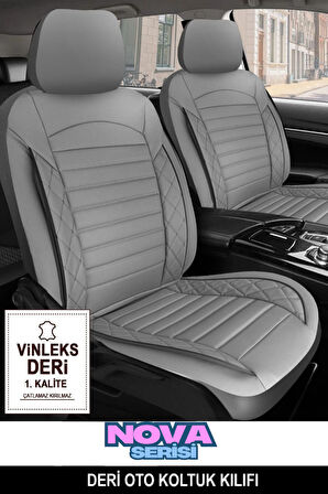 Volvo S40 Sedan 2012-2016  Aracınıza Uyumlu Bej Nova Serisi Deri Kılıf