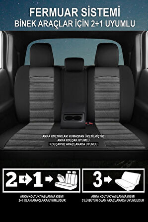 Hyundai İ30 Hachback 2008 -2011   Aracınıza Uyumlu Siyah Orion Serisi Jakar Kılıf