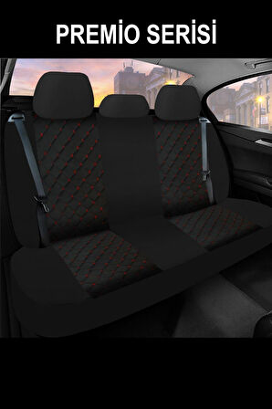 Mitsubishi Space Star (1998–2005, 2013–Sonrası) Uyumlu Kırmızı Bel Destekli Prestigo Tay Tüyü