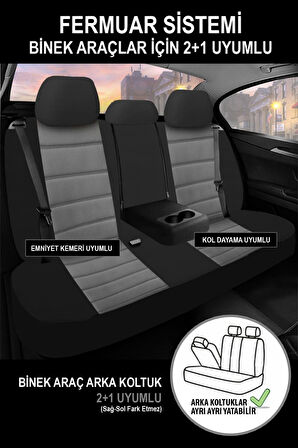 Mercedes S320 Sedan 1994 3 Parça  Bütün Aracınıza Uyumlu Füme Serin Serisi Tay Tüyü