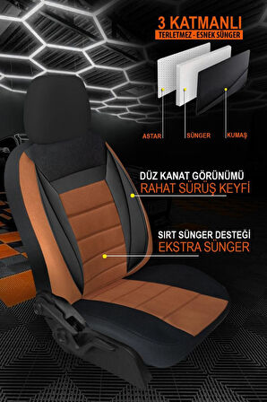 Chevrolet Aveo Sedan 2011-2014 Aracınıza Uyumlu Füme Serin Serisi Tay Tüyü