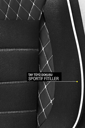 Volvo S70 Sedan 1996-2001  Beyaz Aracınıza Uyumlu Sportsafir Series Tay Tüyü