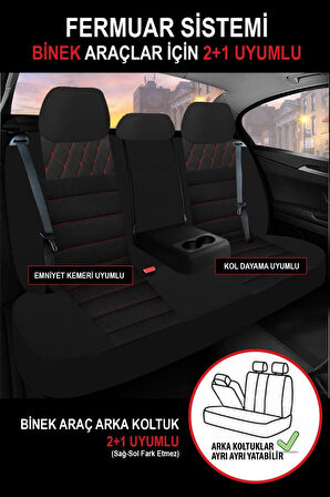 Mercedes 180 Amg  Sedan 2017 3 Parça  Bütün Kırmızı Aracınıza Uyumlu Sportsafir Series Tay Tüyü