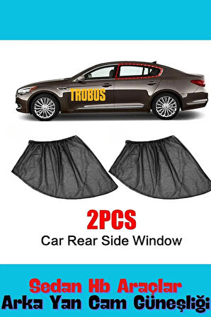 Citroen C4 2004 - 2010 Hatchback Uyumlu Yan Cam Güneşliği Ön veya Arka