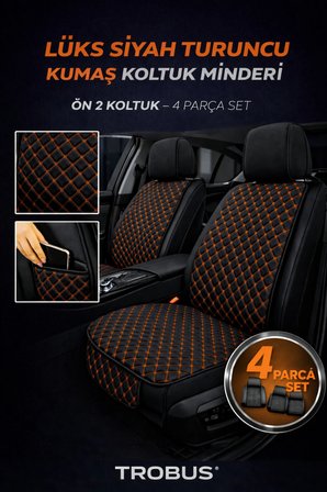 Volkswagen Jetta (1992 Öncesi) 1979–1992 Uyumlu Kumaş Koltuk Minderi Kapitone Desen Terletmez Yedili