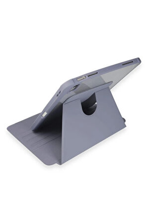 iPad 10.2 (7.nesil) Kılıf Starling 360 Kalemlikli Tablet Kılıf - Lila