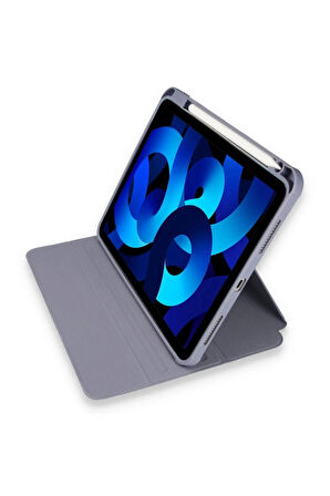 iPad 10.2 (7.nesil) Kılıf Starling 360 Kalemlikli Tablet Kılıf - Lila