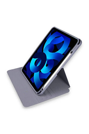 iPad 10.2 (7.nesil) Kılıf Starling 360 Kalemlikli Tablet Kılıf - Lila
