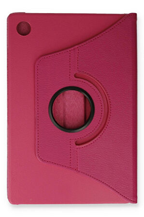 Samsung Uyumlu Galaxy X200 Tab A8 10.5 Kılıf 360 Tablet Deri Kılıf - Pembe