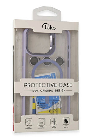 Joko iPhone 15 Pro Max Kılıf Roblox Lens Magsafe Standlı Kapak - Lacivert