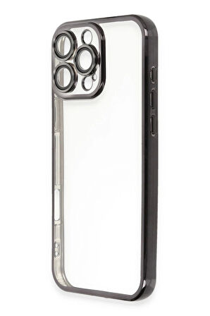 iPhone 16 Pro Kılıf Razer Lensli Silikon - Siyah